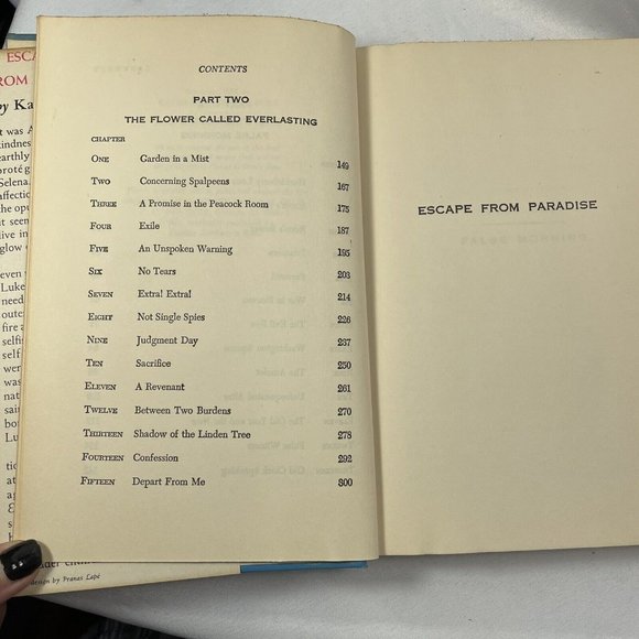 Escape from Paradise by Katharine Newlin Burt Sears Readers Club Vintage Book - Picture 9 of 12